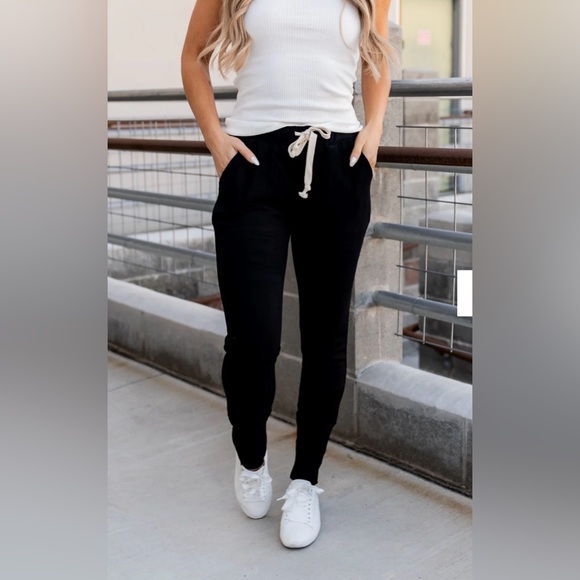 New Ampersand Performance Fleece Joggers In Poppy Seed Sz 3X - Picture 3 of 6